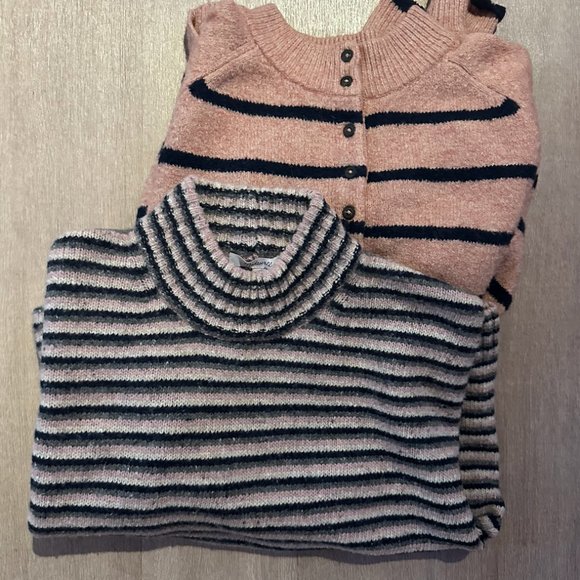 lot of 2 size M madewell sweaters - Picture 1 of 2